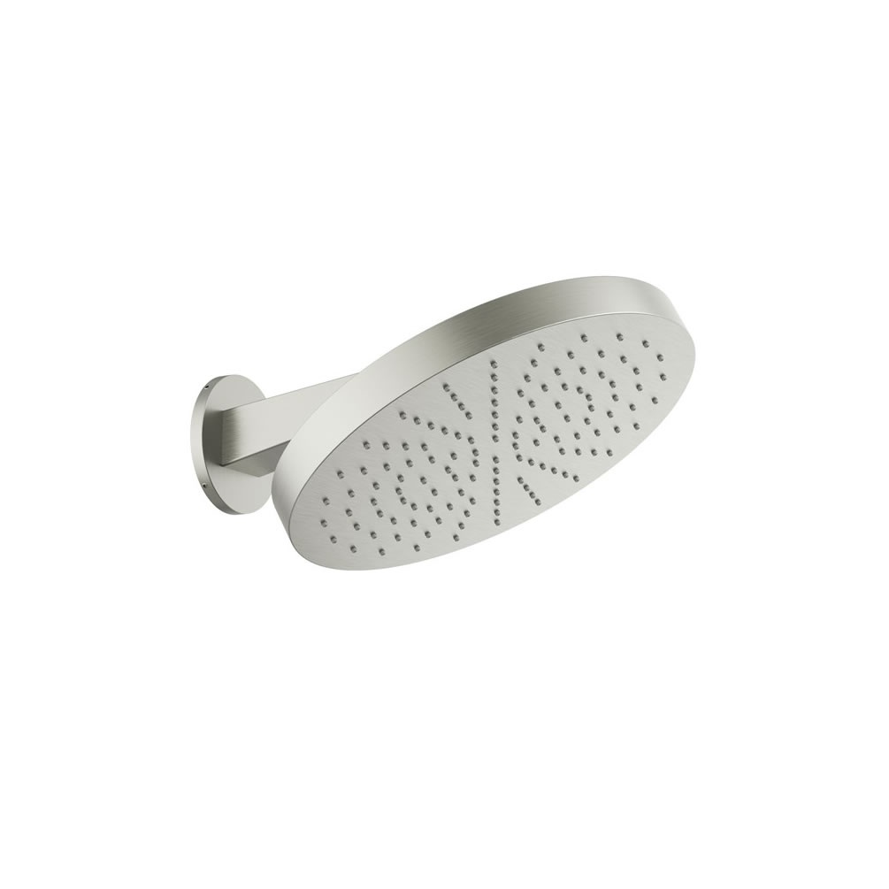 Cutout image of Crosswater Revive Brushed Stainless Steel Wall-Mounted Shower Head